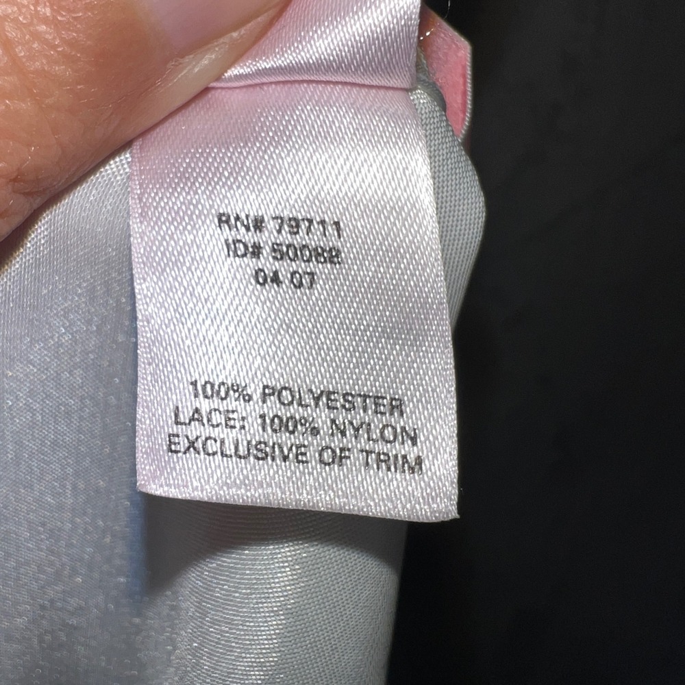 Victorias Secret Y2K White Satin Lace Trim Slip Dress XS Angel ethereal Fairy - Picture 7 of 11